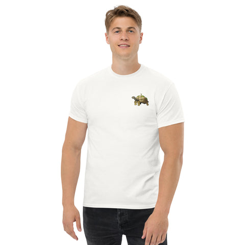 T-Shirt Schildegard gestickt auf Unisex – Weiß