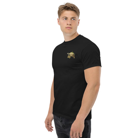 T-Shirt Schildegard gestickt auf Unisex – Schwarz