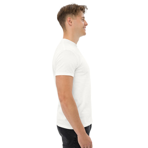 T-Shirt Erdmannson gestickt auf Unisex – Weiß