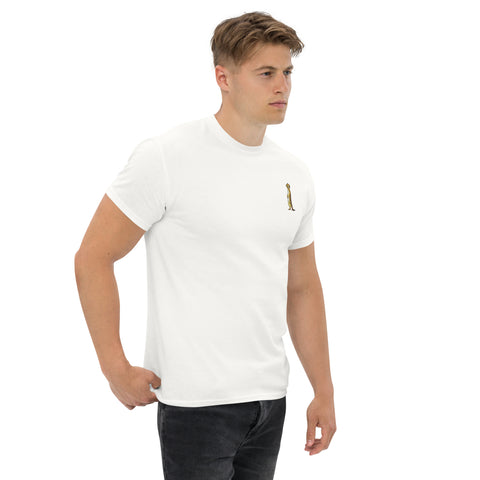 T-Shirt Erdmannson gestickt auf Unisex – Weiß
